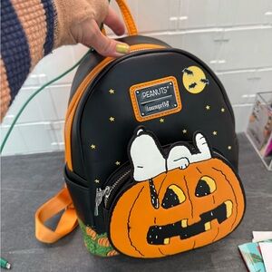 Peanuts Great Pumpkin Snoopy Mini Backpack Brand new perfect sold out